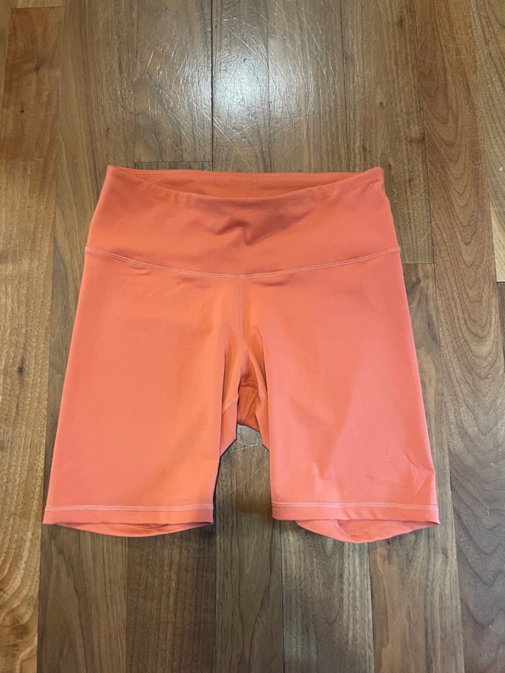 Old Navy Orange High-Rise Bike Shorts